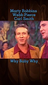 🎶 “Why Baby Why” performed by Webb Pierce, Marty Robbins, and Carl Smith. During The Grand Ole Opry Show hiatus between broadcast seasons, Al Gannaway’s production company filmed movies, one of which originally titled “The Three Musketeer’s” (later “Buffalo Guns”) with Webb, Marty, and Carl wearing their cowboy costumes from the movie set. As Al said, “The Three Musketeers of the West were great fun filming the movie ”. Stay tuned for more unknown facts of this iconic performance from our shows