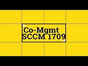 How to setup SCCM CB Intune Co-Management