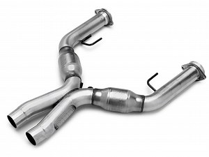 BBK Mustang Catted X-Pipe 1637 (05-10 Mustang GT w/ Long Tube Headers) - Free Shipping