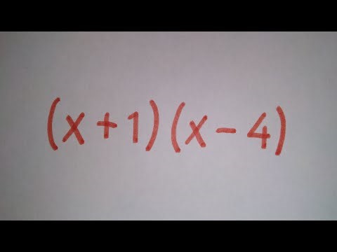 Algebra Training | (x+1)(x−4) ausmultiplizieren | IQ Math Quiz | Multiply the brackets | 7. Klasse