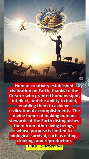 🌍 "Beyond Survival" — The True Purpose of Humanity 🌿 What Sets Humans Apart — The Secret of Divine
