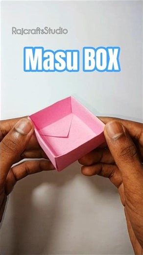 Easy Origami Masu Box Tutorial 📦