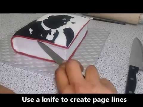 How To Make A Book Cake