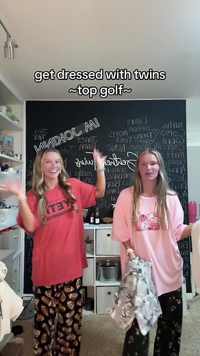 Cute Golf Outfits for Twins at Topgolf