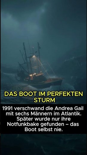 Andrea Gail: Das Boot im perfekten Sturm