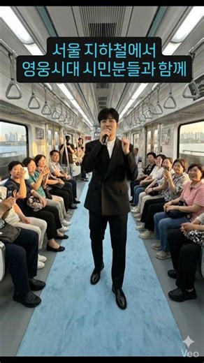 서울 지하철에서 영웅시대 시민들께 감동 드리기