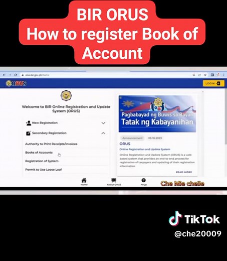 How to Register Books of Accounts in Orus: Step-by-Step Guide