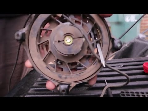 How to Fix a Pull Cord for a Craftsman Yard Vacuum!