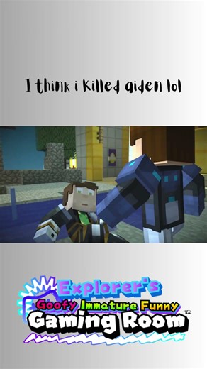 I think i killed aiden lol [Minecraft Story Mode: Season 1 Remastered]