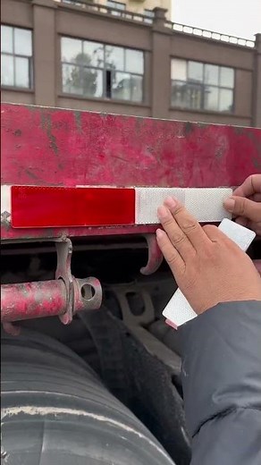 Truck annual inspection reflective stickers, with self-adhesive base #Nationwide Truck,
