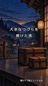 大きなつづらを開けた夜｜舌切り雀