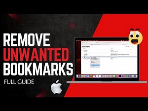 How to Delete Bookmark on MacBook
