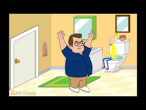 Go!Animate: Caillou Drinks Pee/ Grounded