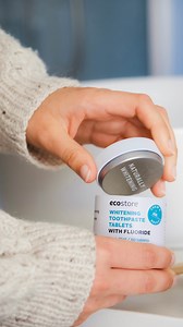 21K views · 35 reactions | Our toothpaste tablets are -friendly, safe and look after your teeth. Just pop a tablet, chew it until it creates a paste and brush as normal with a wet toothbrush - so easy! They are made using quality plant and mineral ingredients with fluoride (there’s also a fluoride free option) and come in recyclable tins! Would you try these? Let us know below! ⬇️ | Ecostore | Facebook