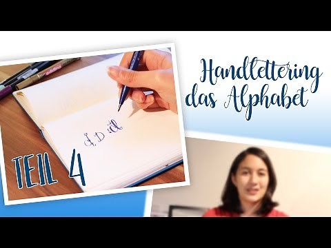 Handlettering – Das Alphabet – Buchstabe D (Teil 4)