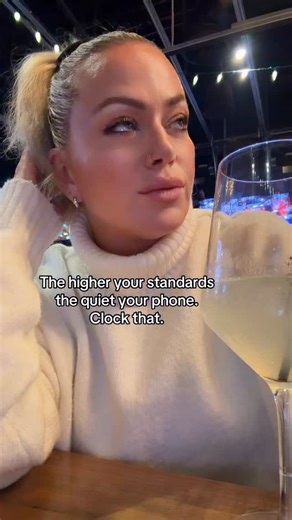 I mean … phone dry, standards hydrated. Cheers to peace 🥂 | Maria Dipietro