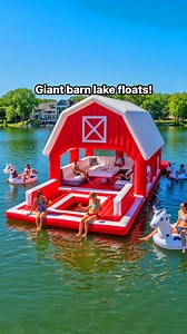 1.5M views · 9.4K reactions | I need a giant barn lake float immediately! | Inspiring Designs | Facebook