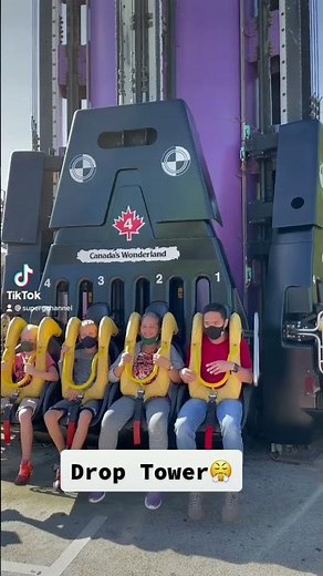 Drop Tower rides experience at Canada’s Wonderland