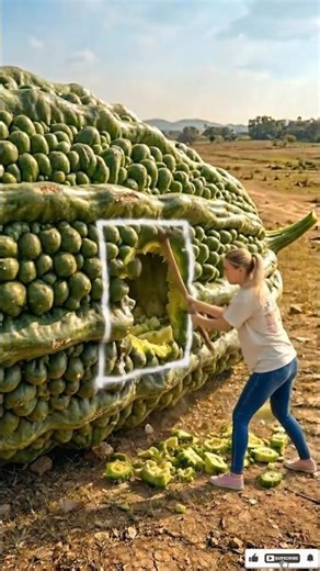Turning a Giant Bitter Gourd into a Cozy Tiny house 🏡