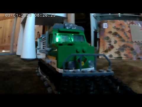 GoPro on a LEGO Train