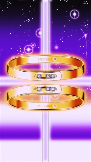 Move Noa bangle catches the season’s joy, on Rue Saint-Honoré. Animation by @Space.dawg #Messika