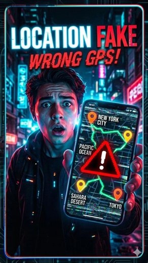 GPS Hacked? Why Your Location Shows FAKE Places 😱 | Invisible War Technology #shorts