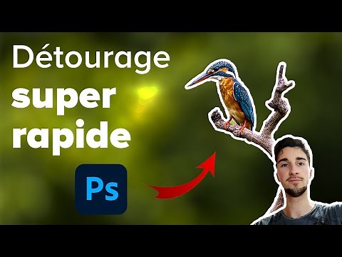 Comment détourer rapidement sur Photoshop - Tuto