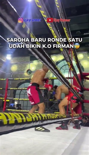 Debut Pro Saroha langsung menang KO Ronde 1 lawan Firman juara One Pride#hss #byoncombat