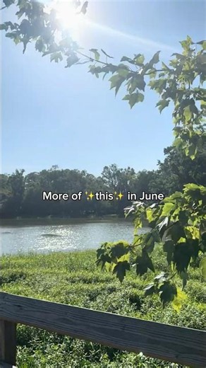 What do you need more of in June?