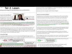 KOMPLETTE LÖSUNG vom LESEN aus dem Modelltest TELC B2 Beruf. (+TIPPS)! (решение части Lesen DTB B2)