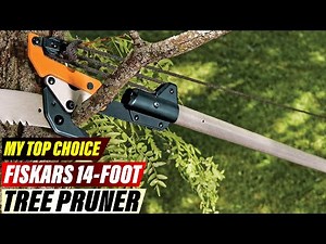 NO LADDER NEEDED! Fiskars 14 Foot Tree Pruner Review & Demo (2026)
