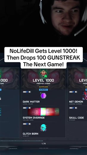 NoLifeDill Achieves Level 1000 in Call of Duty