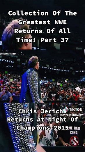 Collection Of The Greatest WWE Returns Of All Time: Part 37 - Chris Jericho Returns At Night Of Champions 2015. #wwe #wwetiktok #chrisjericho #wwereturns #wrestlingvidv #for #foryou #foryoupage #foryourpage #fy #fyp #fypシ #fypage #wrestling #combatsports #braywyatt #lukeharper #nightofchampions #romanreigns #deanambrose #returns #wwenetwork #wweppv