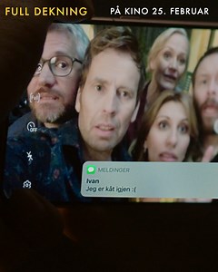Hva hadde du gjort om denne meldingen tikket inn på mobilen til kjæresten din? 😳😶 Den stjernespekkede dramatikken ser du på kino fra 25. februar! 🍿 | Nordisk Film Distribusjon Norge