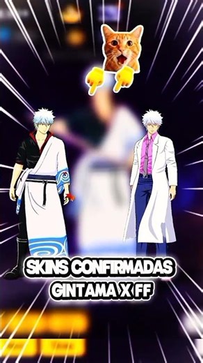 Confirmed Skins for the Gintama x Free Fire Collaboration!!! 🤯✅️ #freefire #freefireshorts #parati