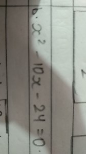 10⋅x2−10x−24=0... | Filo