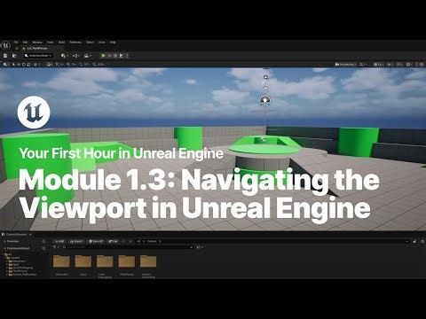 Navigating the Viewport in Unreal Engine