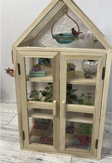 Creating a Mini Greenhouse with Cute Plants