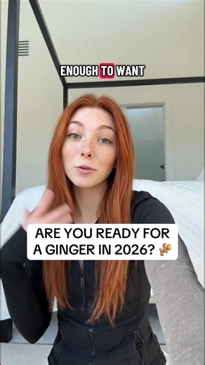 Are you ready for a ginger in 2026? #gingers #redheads #redheadsdoitbetter #redheadsoftiktok #fyp