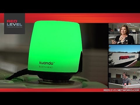 Red Level: The Kuando Busylight - a do not disturb light for busy workplaces