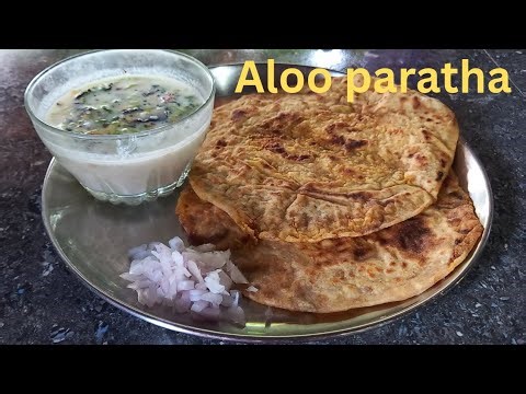 Soft & Tasty Aloo Paratha Recipe | North Indian Special😋Aloo Paratha Malayalam Recipe