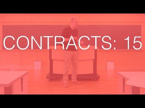 Class 15: Misrepresentation and Mistake