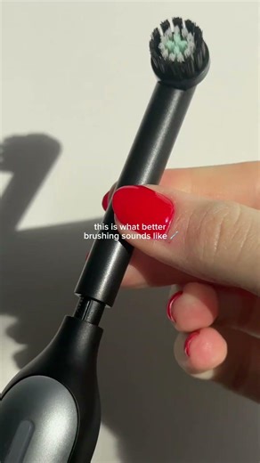 better brushing habits start with the #quip rev oscillating #toothbrush 🎧🪥🌀