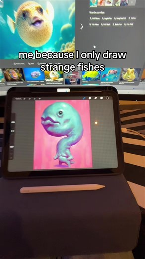 Unique Drawings of Strange Fish