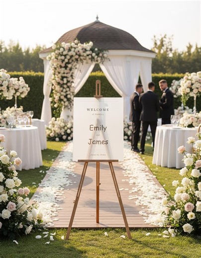 Wedding Welcome Sign: Wedding Reception Decor - Etsy