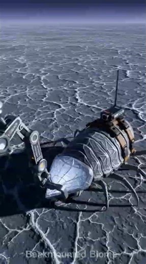 Cryogenic alien guards its colony at -192°C #shorts