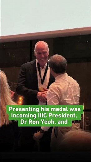 A/Prof Michael Lawless delivers IIIC Medal Lecture