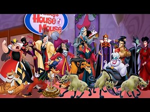 🎃Disney Villains in Mickey's House Of Villains🎃