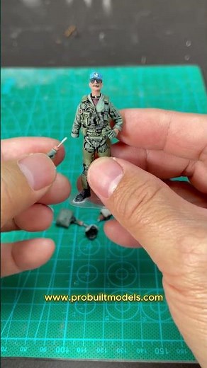 Three 1:32 ProPainted US Navy pilot display options