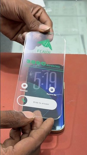 300cc border less screen protector how to install temped glass #viralvideo #tempered #shortvideo